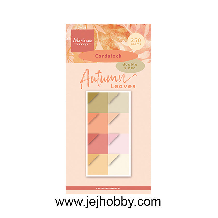 PK9216, Autumn leaves cardstock, Marianne design,jej hobby