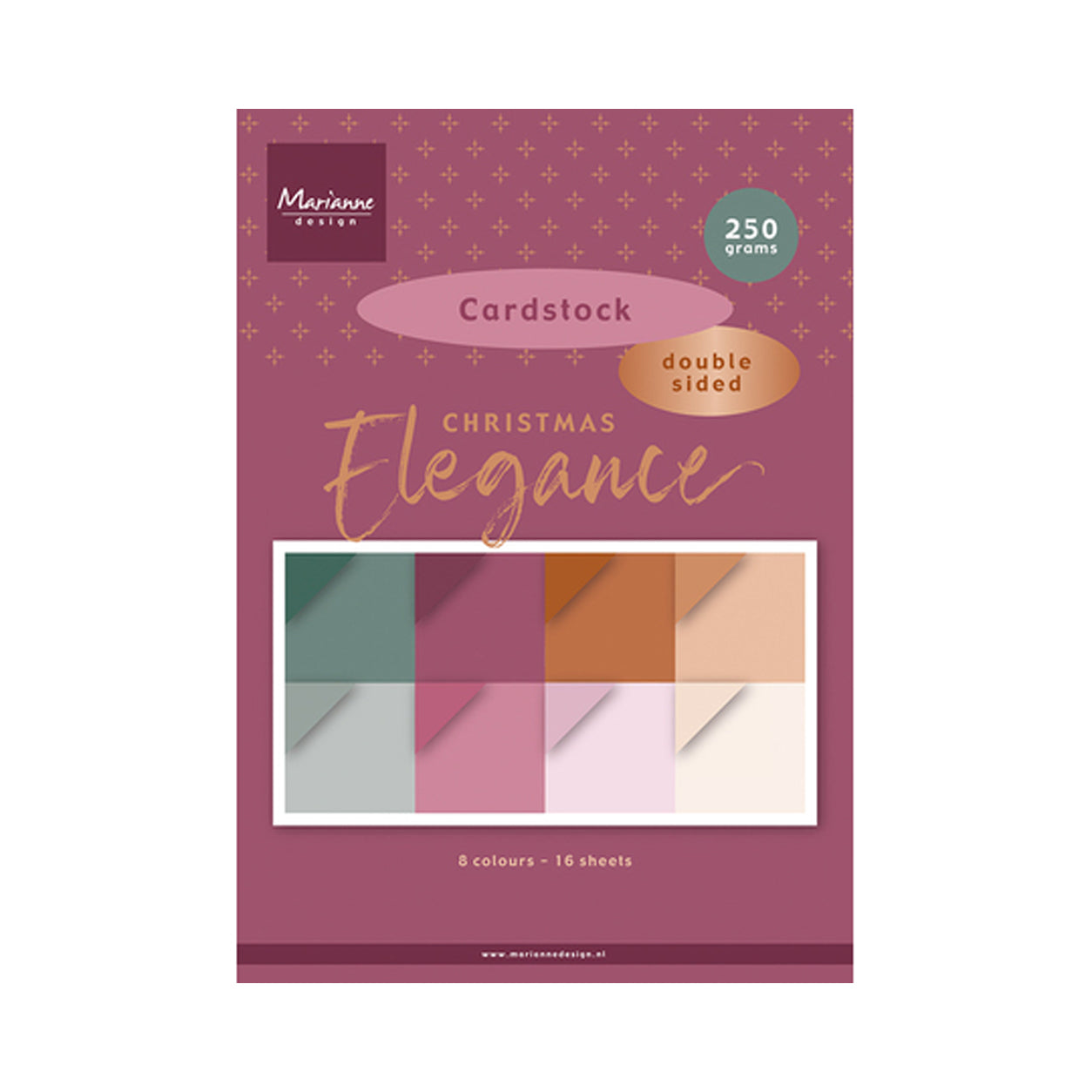 PK9224 Cardstock Christmas Elegance van Marianne Design.