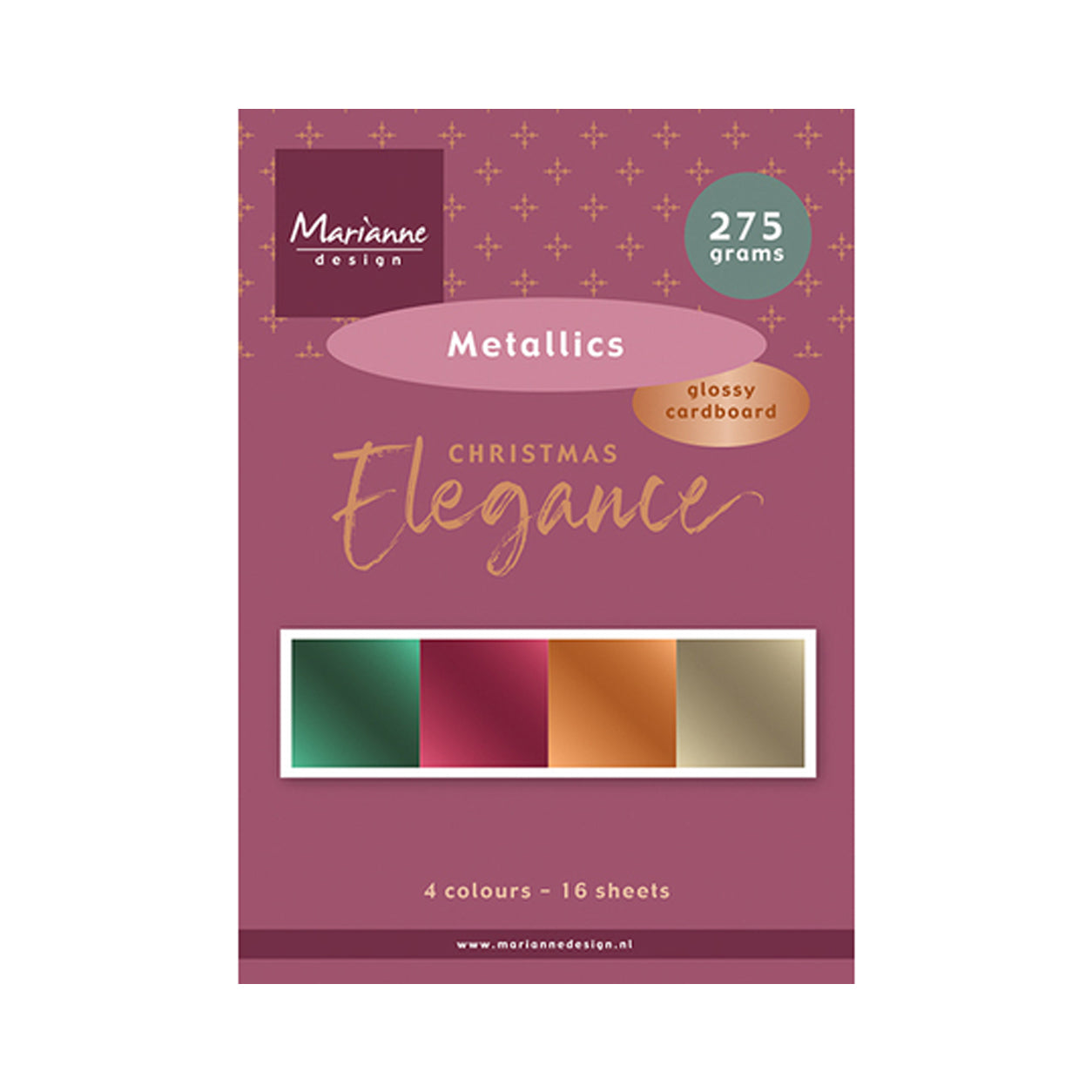 PK9225 Metallics Christmas Elegance van Marianne Design.
