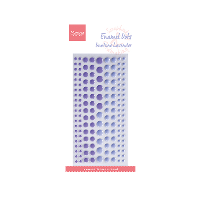 PL4529 Marianne Design-Enamel dots. Duotone lavender. Jej Hobby