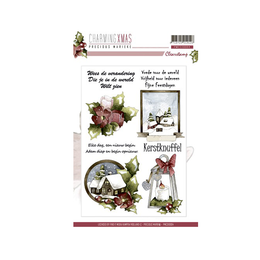 Clear stamps Precious Marieke Charming Xmas