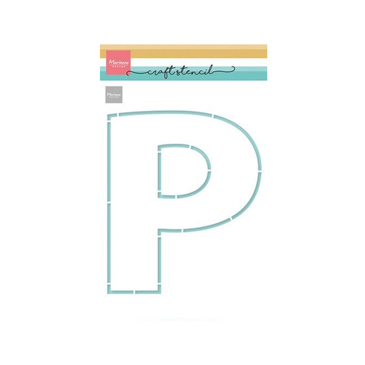 Marianne Design Craft Stencil - P-Letter