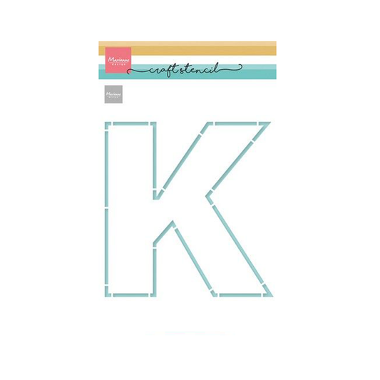 Marianne Design Craft Stencil - K-Letter