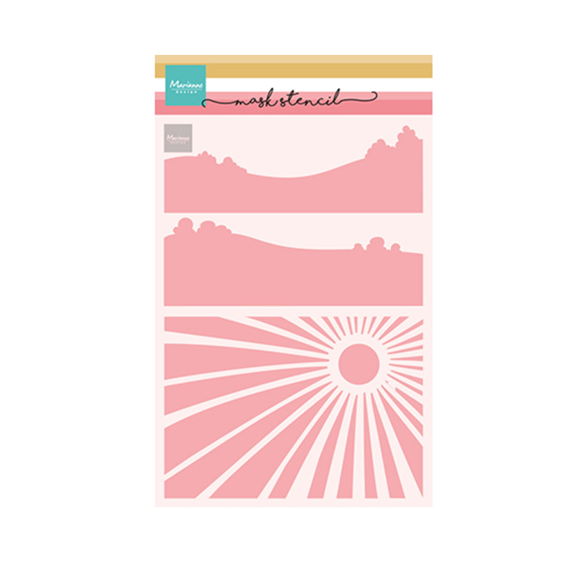 PS8158. Marianne Design. Mask Stencil Picnic Scenery. jej hobby