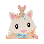 Voorbeeldkaart gemaakt met de PS8180 craft stencil- sitting cat by Marleen van Marianne Design
