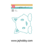 PS8180 Sitting cat by Marleen stencil van Marianne Design. Dit is een stencil voor hobby.