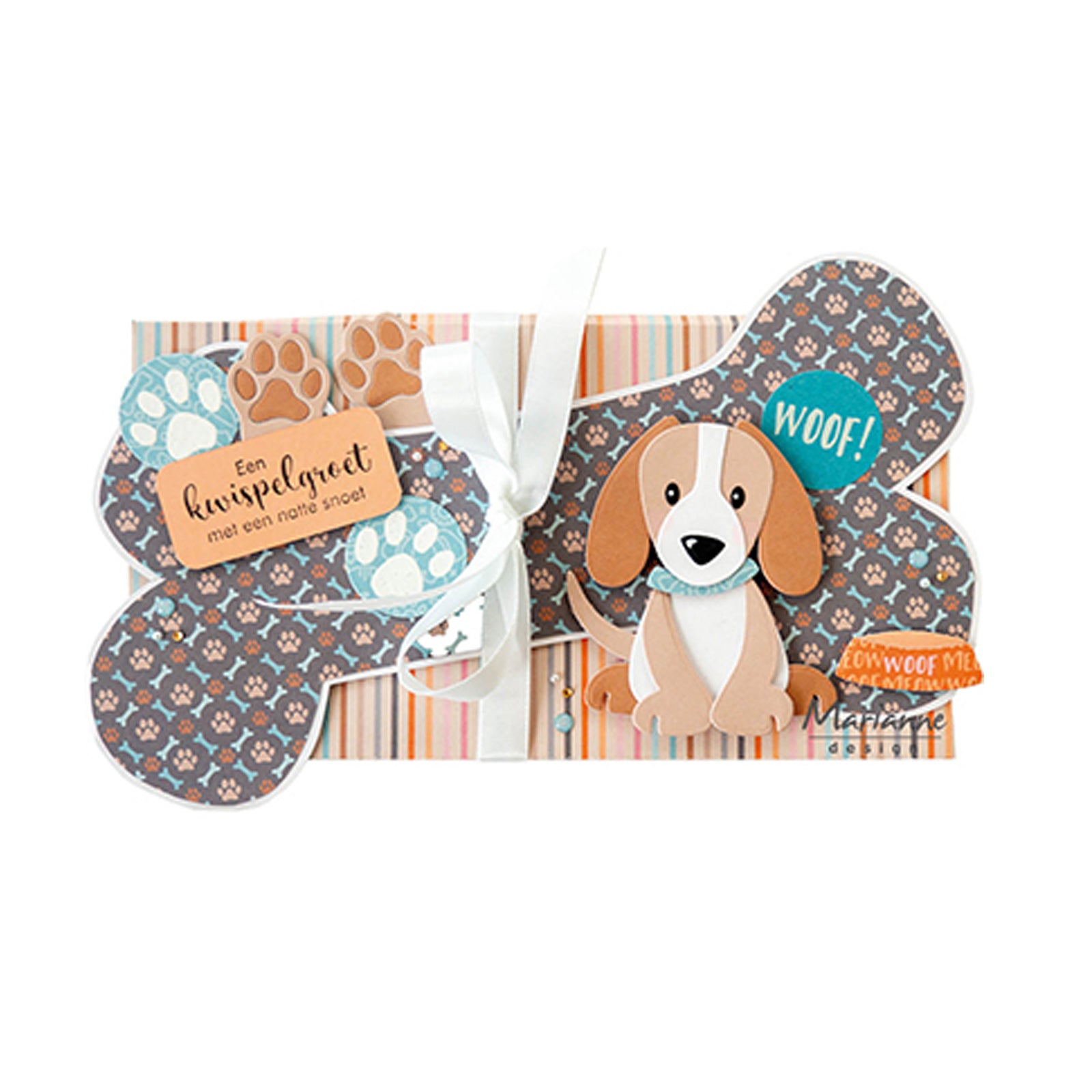 PS8181 Craft stencil, Dog bone by Marleen