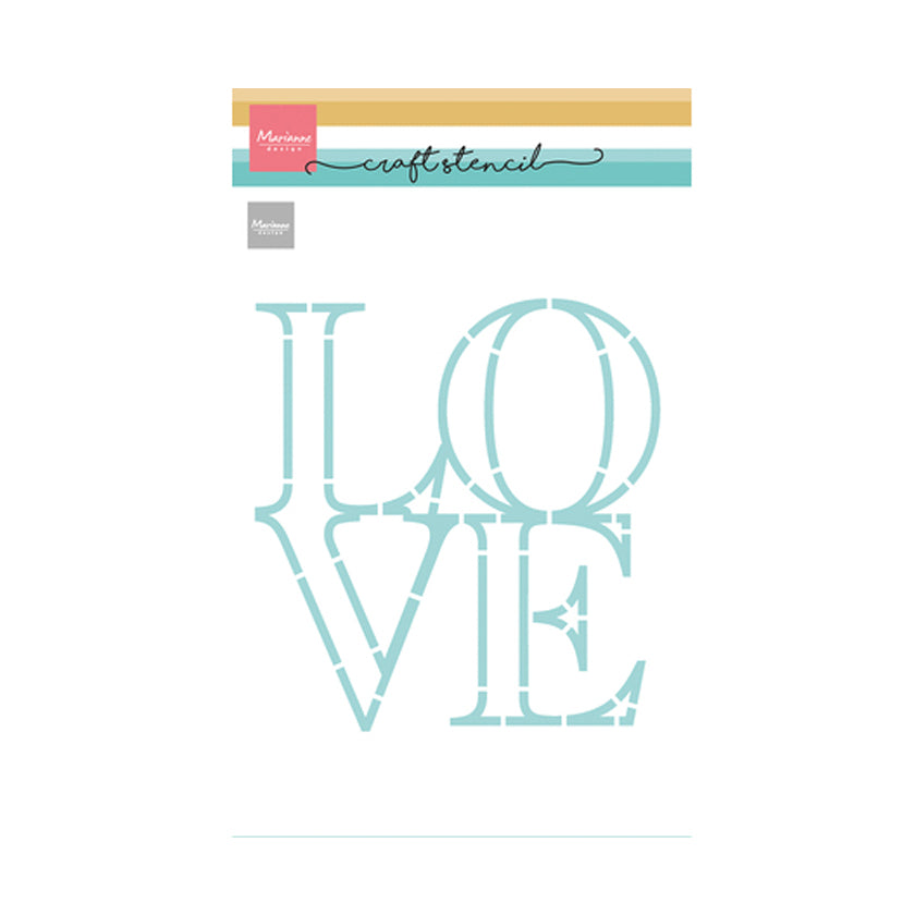 PS8193, LOVE, Marianne Design, jej hobby 