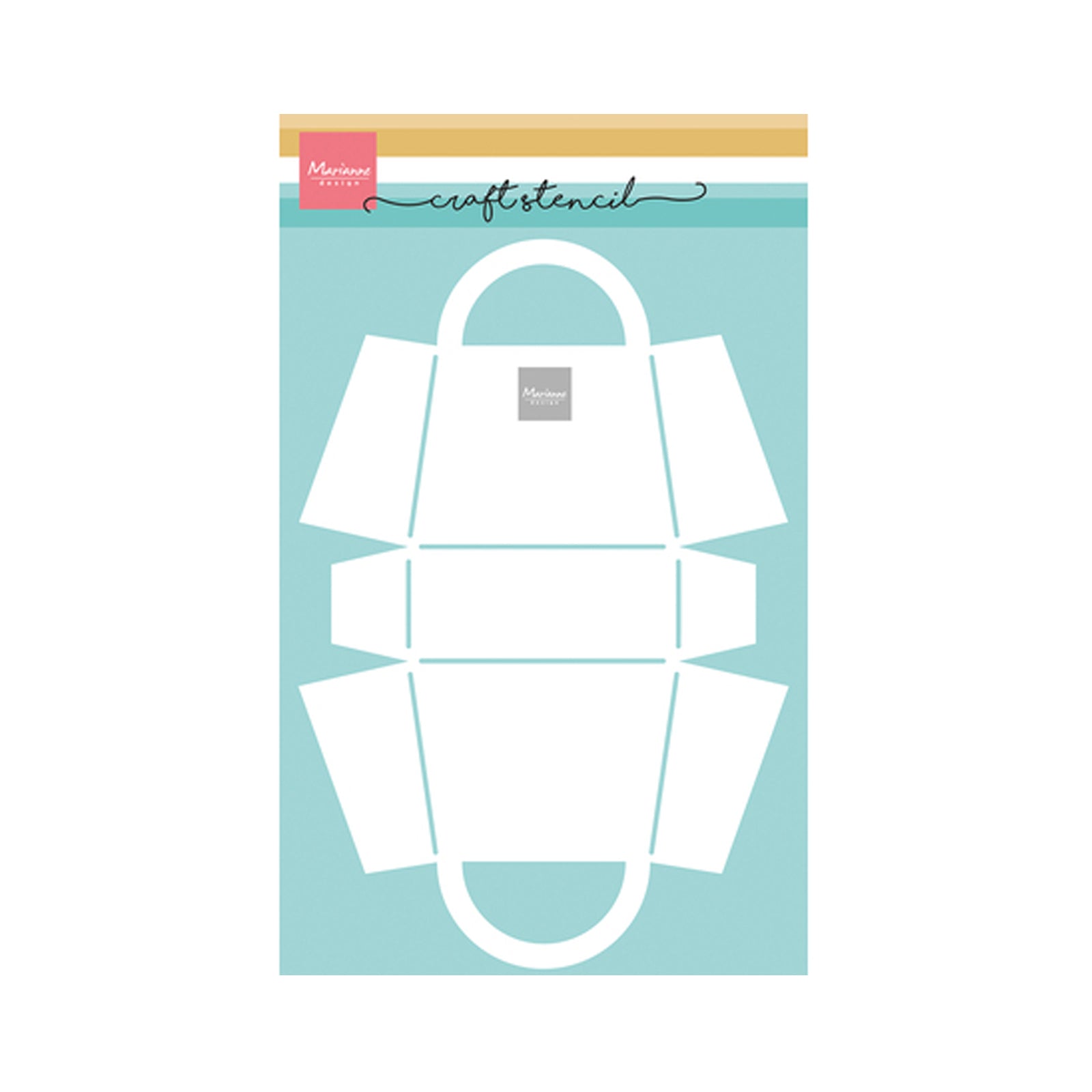 PS8195 Craft Stencils Handbag van Marianne Design. Dit is een stencil voor hobby