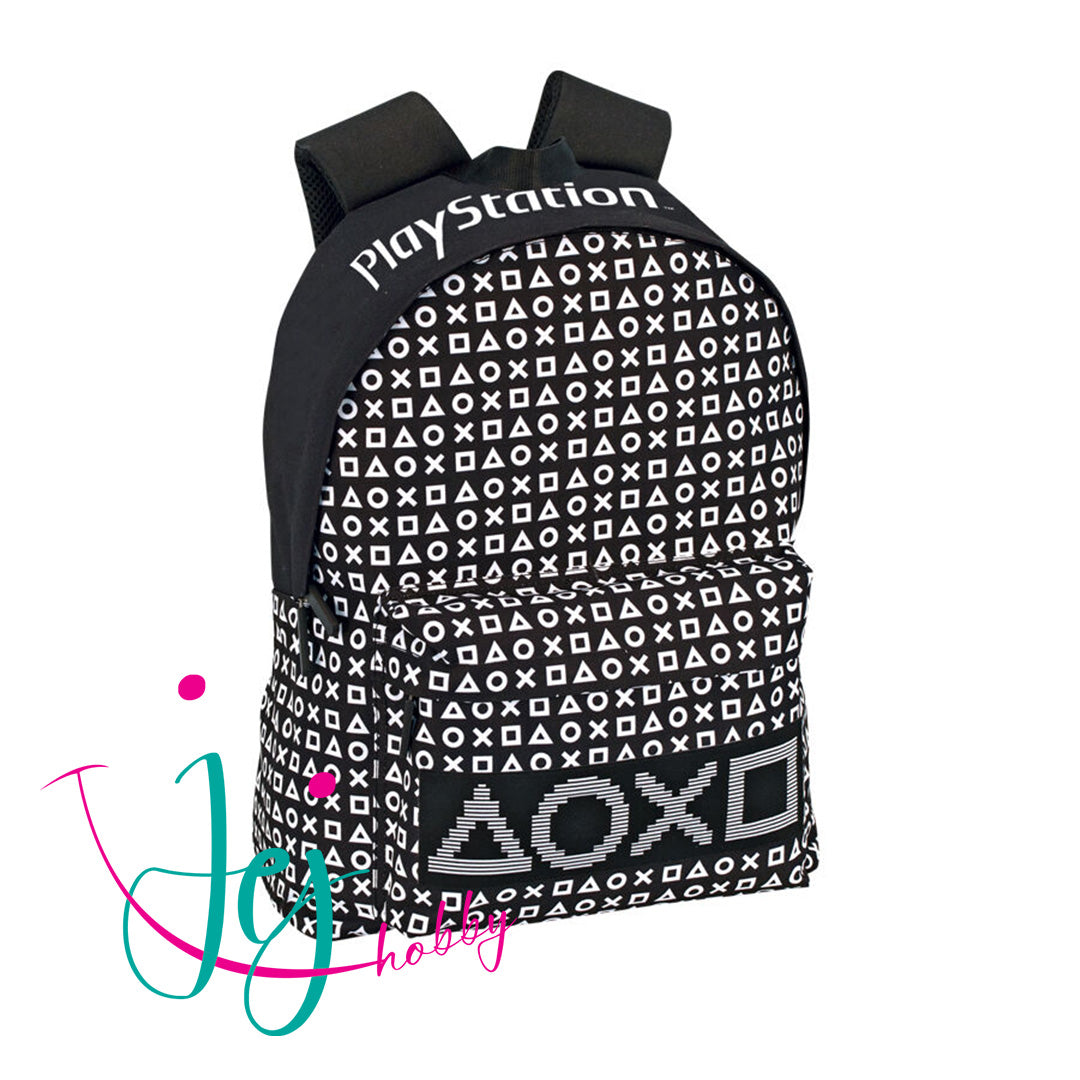 Playstation backpack, rugzak met playstation iconen.