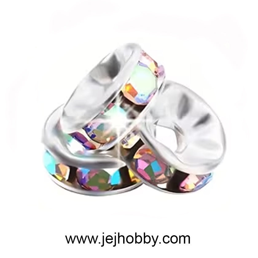 Rhinestone spacer multi color