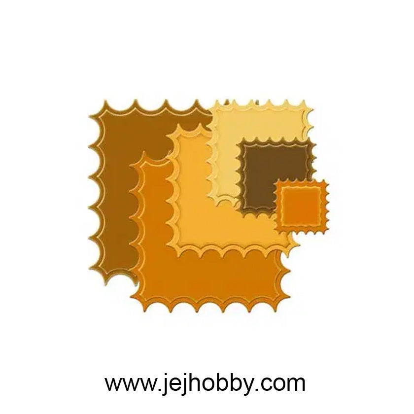 S4-196, Large classic inverted scalloped square spellbinders, jej hobby