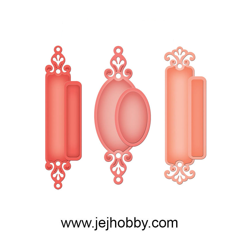 S4-377, Fancy frames tags one, Shapeabiities spellbinders, jej hobby