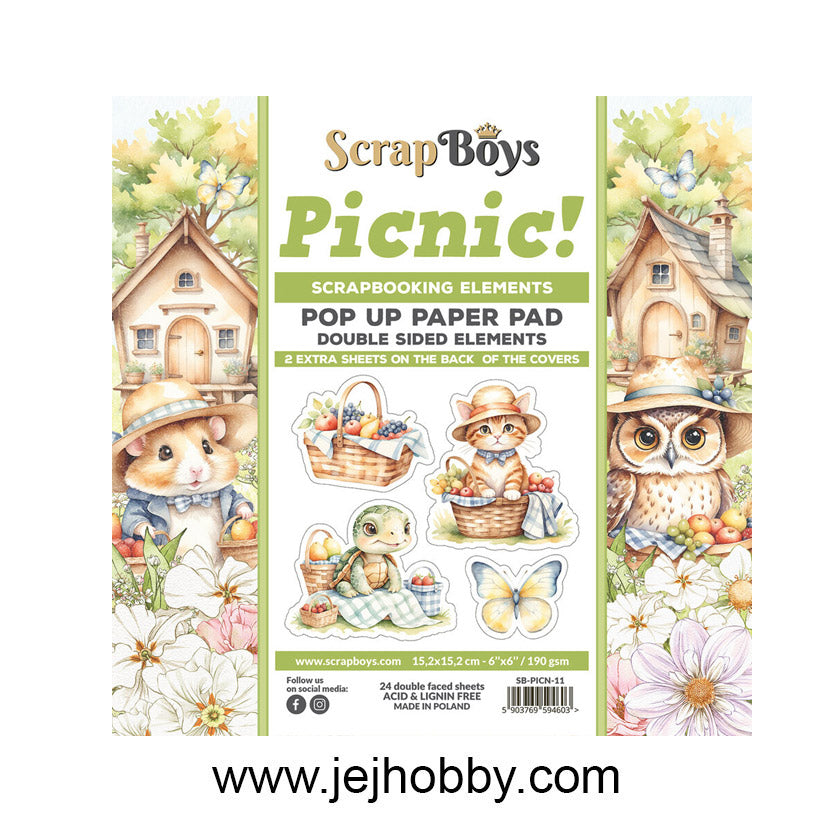 SB-PICN-11, scrapbooking elements Picnic, Scrapboys, jej hobby