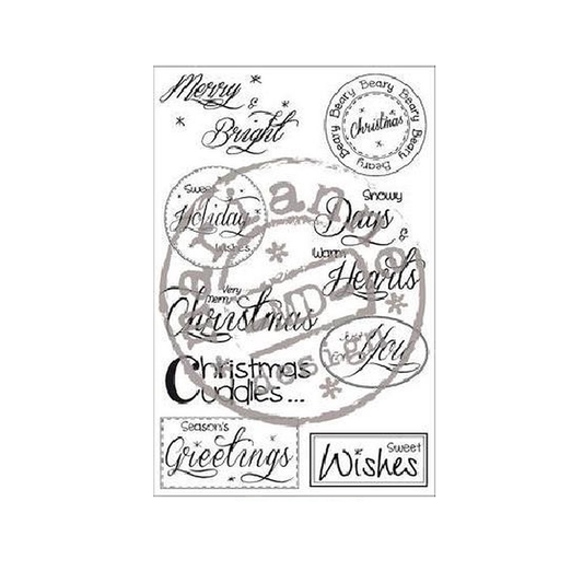 Clear stamps Marianne design stampfairy words