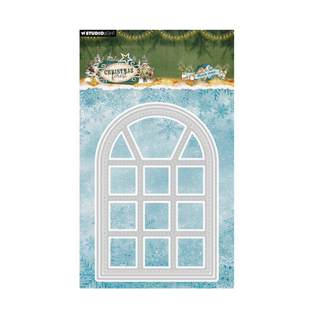 SL-CF-CD1112 Christmas Forest Window shape stansmal van Studio Light, Jej-hobby