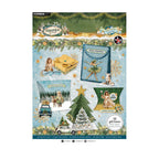 Studio Light Christmas Forest Die-Cut Paper Pad DIY Giftboxes (SL-CF-DCPP514) op A4-formaat met voorbeelden van voorgestanste kerstdoosjes, engeltjes, vintage auto's en herten