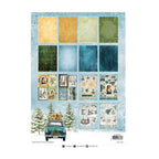 Achterkant van de SL-CF-DPP473 Die-cut designer Christmas Forest van Studio Light.