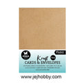 Cards & Envelopes kraft 10,5 x 14,8 cm