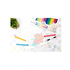 Voorbeelden gemaakt met de SL-CO-MARK63 Unicolor Consumables dot markers van Studio Light
