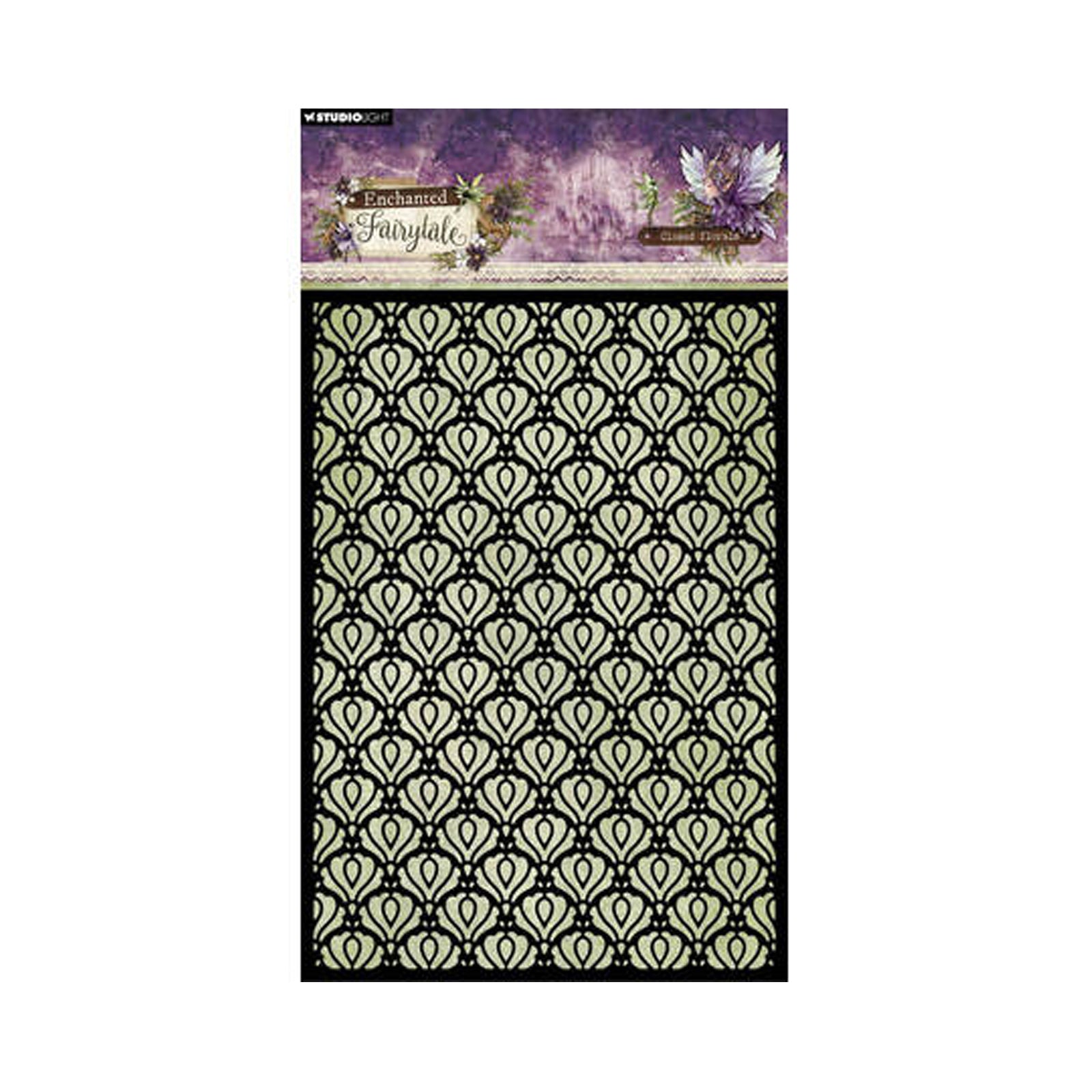 SL-EF-Mask397 Closed Florals Enchanted Fairytale van Studio Light. Dit is een mask stencil voor hobby