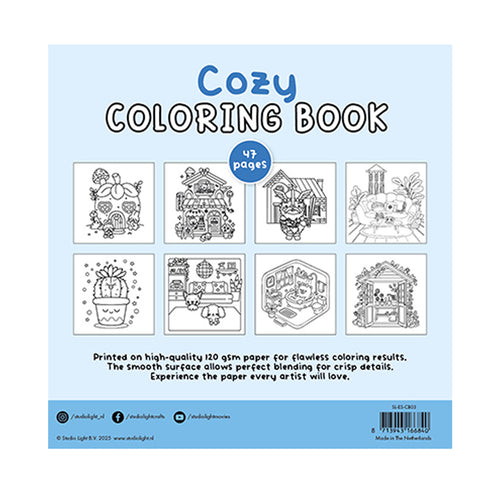 CB03 Cozy Coloring Book kleurboek