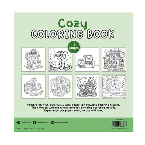 CB04 Cozy Coloring Book kleurboek