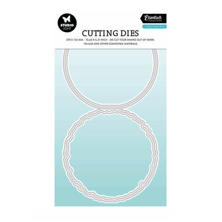 SL-ES-CD1086, Torn Edge Cardshape cicle, studio light, jej hobby