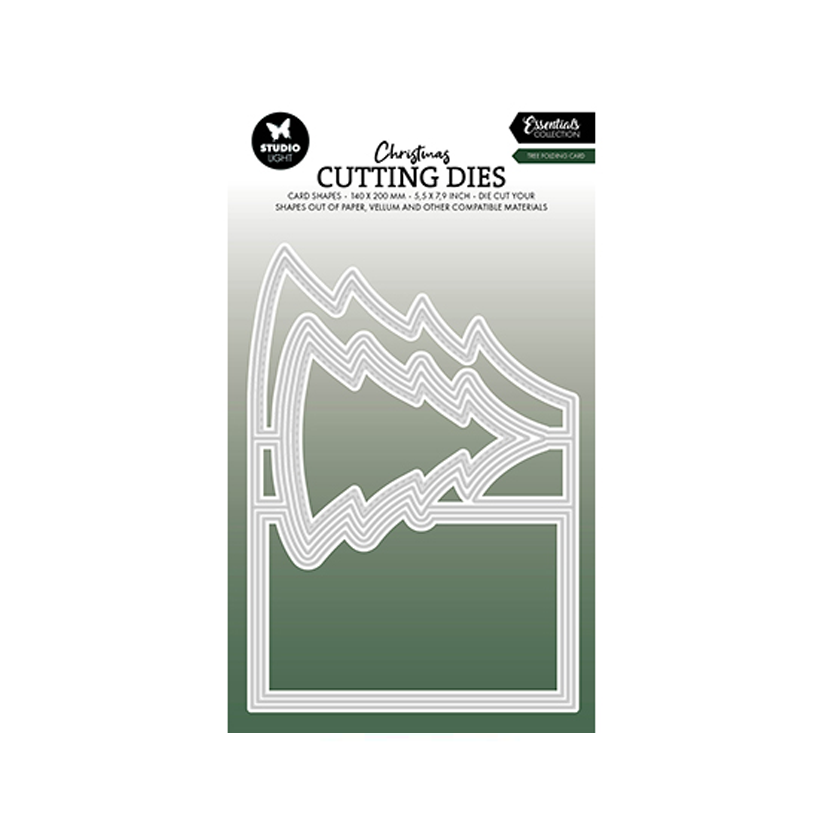 SL-ES-CD255, Studio Light Cutting die, Tree folding card, jej hobby