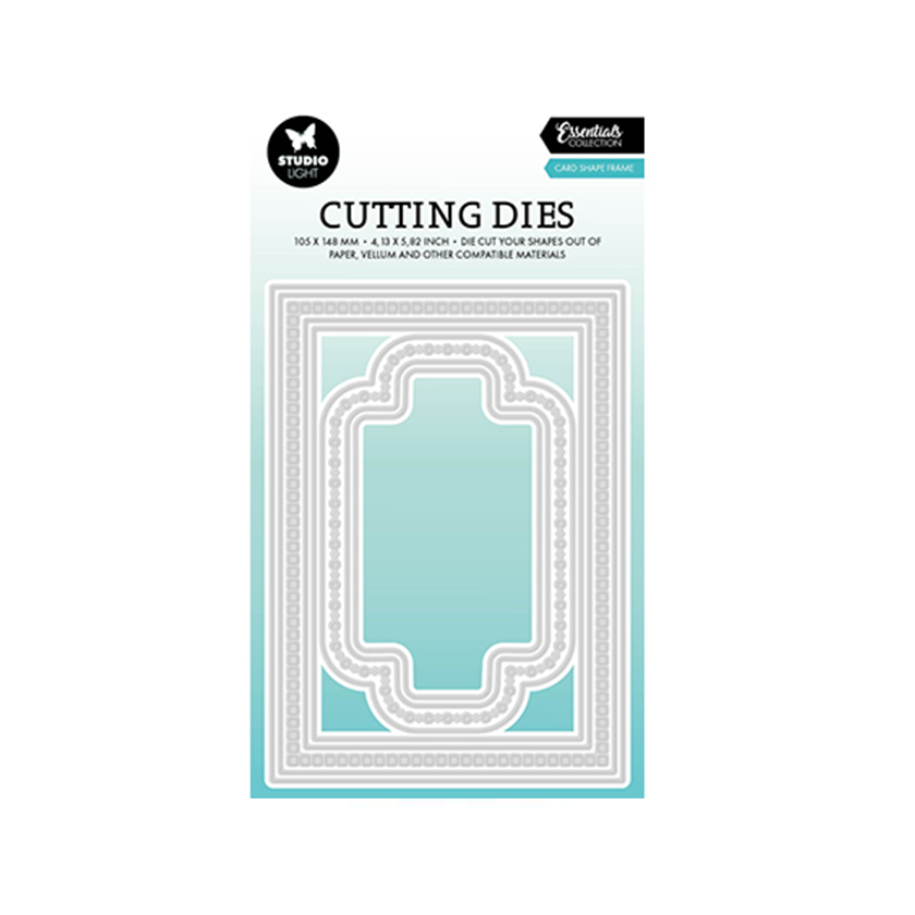 Studio light cutting dies essentials Card shape frame