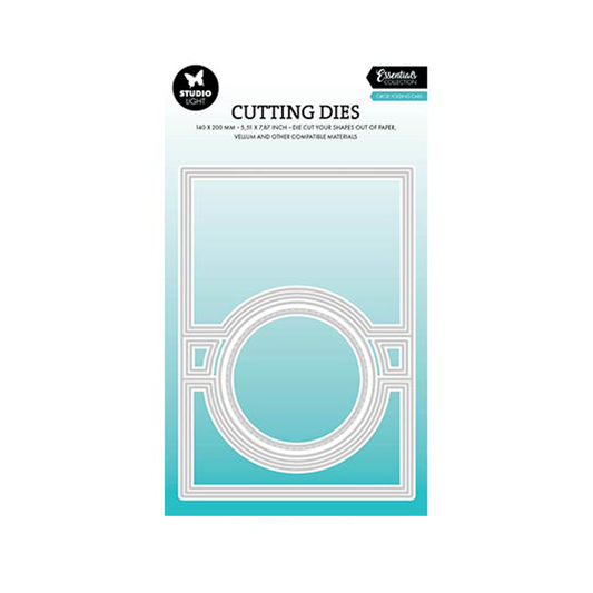 SL-ES-CD787 Studio light. Circle folding card shape Essentials. jej hobby