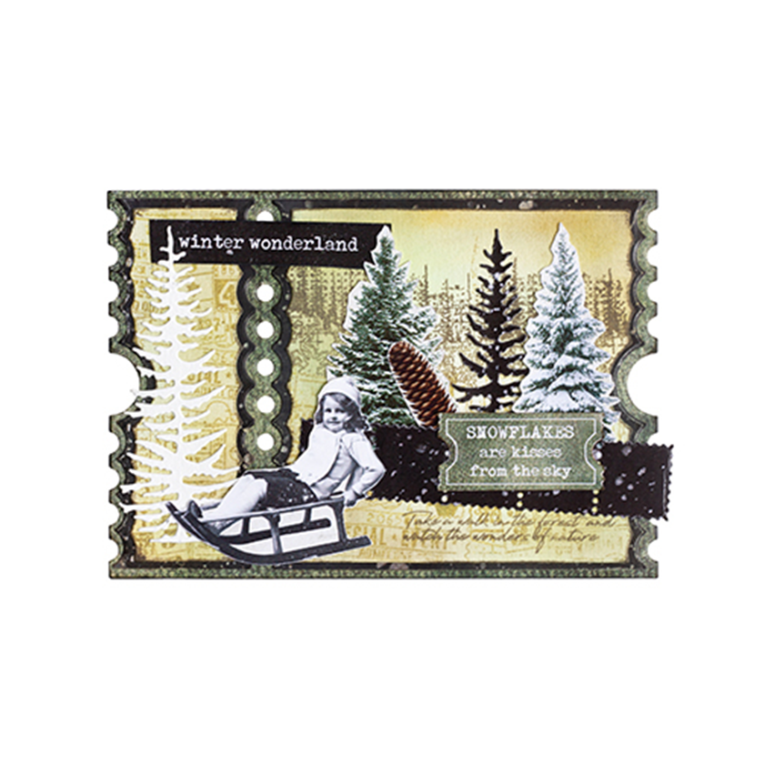 CD822 Ticket card shape