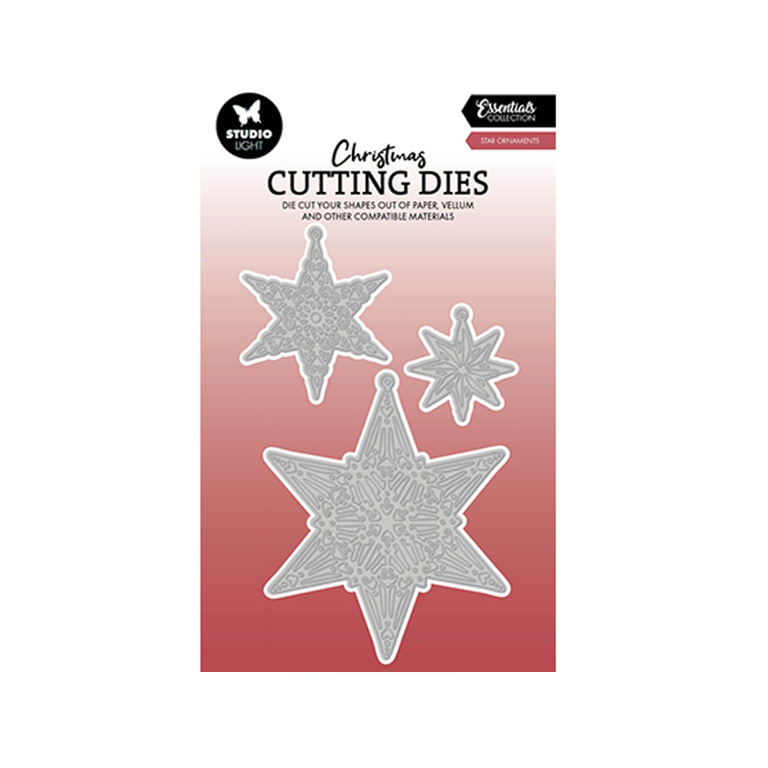 SL-ES-CD850, Studio Light cutting dies, Star ornaments Essentials, jej hobby