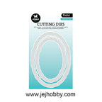 CD915 Torn edge ovals