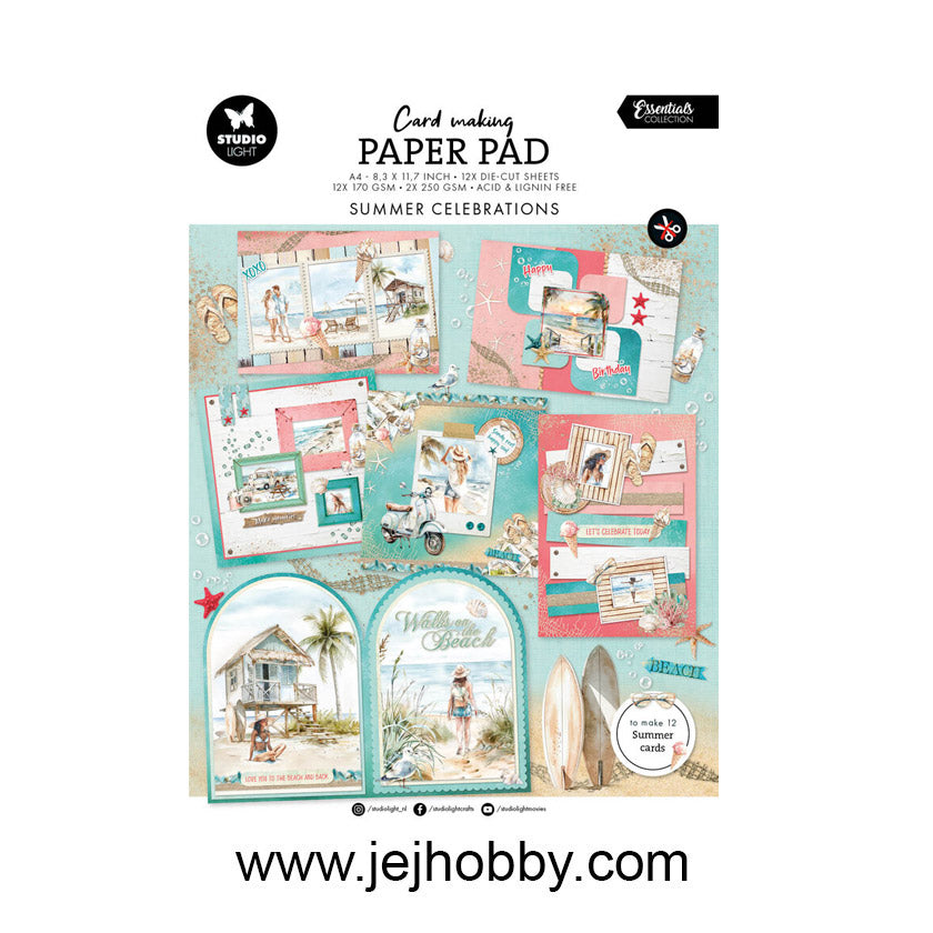 SL-ES-CMP18, Card making, paper pad Summer Celebration, jej hobby