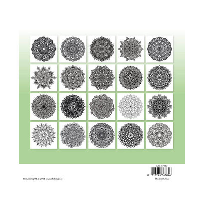 kleurplaten van SL-ES-CP460 mandala kleurboek van Studio Light