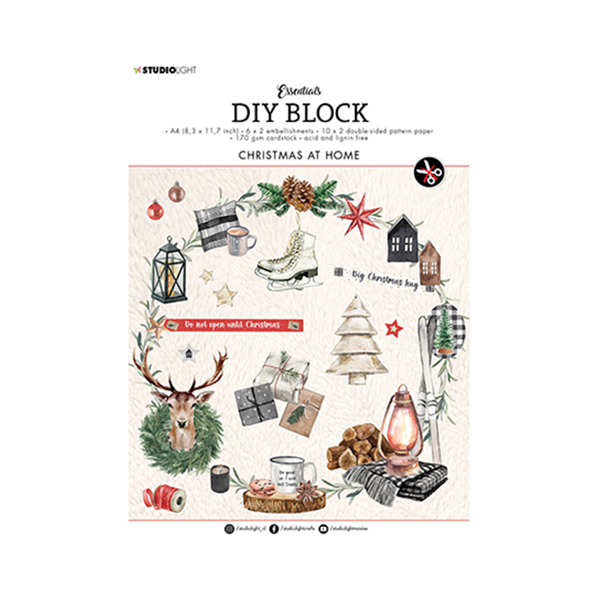 SL-ES-DCB50, Studio light, DIY Block, Christmas Essentials, jej hobby