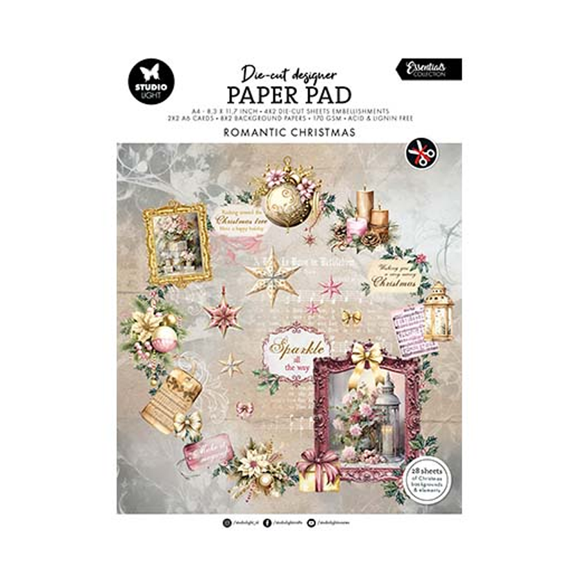 SL-ES-DCPP216, Studio Light , die cut designer romantic christmas, jej hobby
