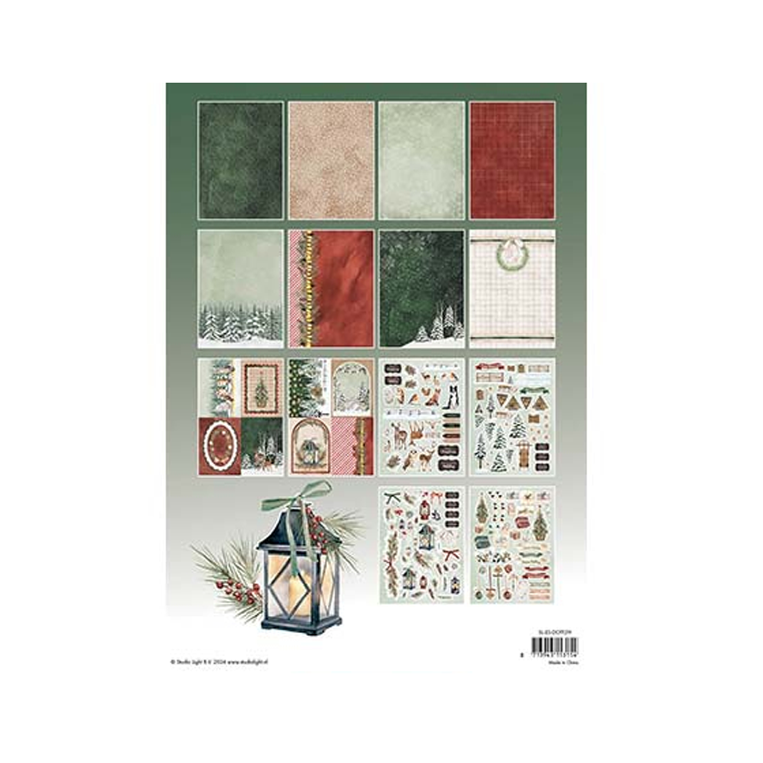 DCPP219 die cut designer Festive forest