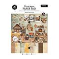 Studio Light Essentials Die-Cut Designer Paper Pad Warm Winter DCPP510 A4-blok met meer dan 400 voorgestanste warme winterse afbeeldingen en achtergrondvellen.