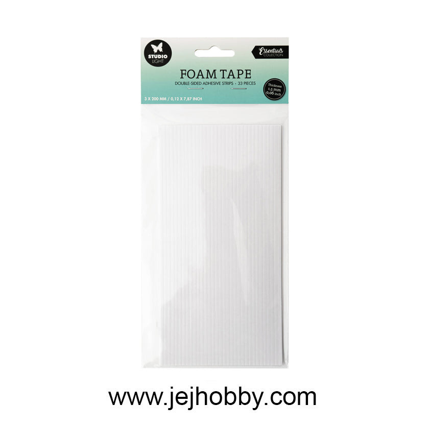 SL-ES-FOAMT06 foam tape van Studio light. Dit is tape voor hobby als 3d, schudkaarten enz.