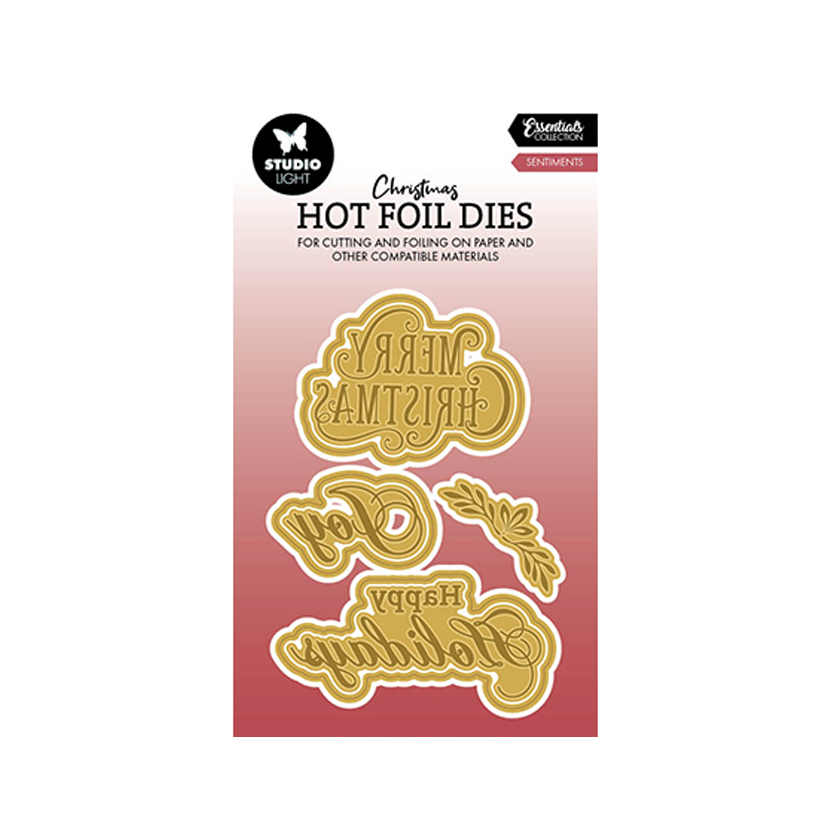 SL-ES-HFCD09, Studio light, hotfoil Sentiments, jej hobby