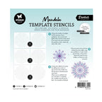 Patronen van de SL-ES-MASK399 mandala template stencils van Studio Light voor hobby, dotting art en mandala teken.