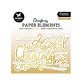 SL-ES-PE13, studio light, papieren elementen Christmas golden sentiments, jej hobby