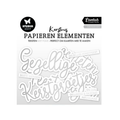 SL-ES-PE18, studio light, papieren elementen, kerstmis Silver kerstwensen, jej hobby