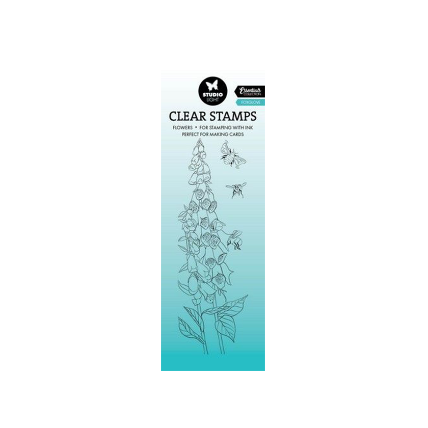 SL-ES-STAMP586, Studio Light, Clear Stamp, Essentials, Fox glove jej hobby