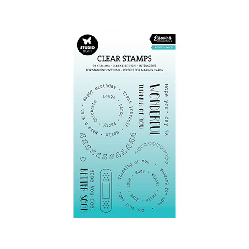 Studio light Clear stamp Rotation wheel Essentials