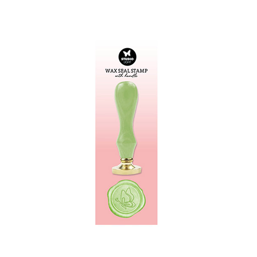 Studio Light Wax Stamp Green Butterfly
