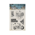 SL-GW-STAMP673. Studio light. Clear Stamp. Gears Bikes. Gearhead's. Workshop nr.673. jej hobby