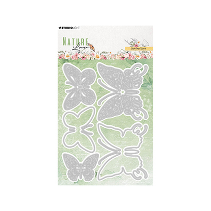 SL-NL-CD769 Studio-Light Cutting dies. Butterflies Nature Lover. jej-hobby